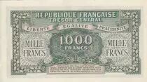 Francia 1000 Francs Marianne - 1945 Letter E- Serial 24 E -  XF+