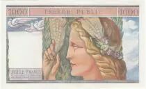 Francia 1000 Francs Mercury - 1955 - Specimen - AU to UNC
