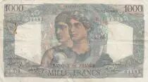 Francia 1000 Francs Minerva and Hercules - 02-12-1948 - Serial T.513