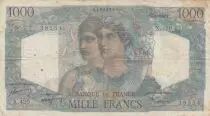 Francia 1000 Francs Minerva and Hercules - 05-05-1948 - Serial X.420