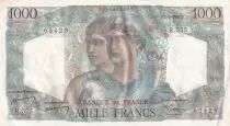 Francia 1000 Francs Minerva and Hercules - 07-04-1949 - Serial R.555 n�65429 - AU