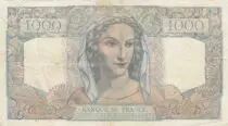 Francia 1000 Francs Minerva and Hercules - 07-04-1949 - Serial V.555