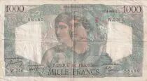 Francia 1000 Francs Minerva and Hercules - 07-04-1949 - Serial W.556 - F.41.26