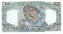 Francia 1000 Francs Minerva and Hercules - 07-04-1949 Serial R.555 - AU