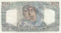 Francia 1000 Francs Minerva and Hercules - 09-01-1947 - XF to AU
