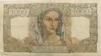 Francia 1000 Francs Minerva and Hercules - 11-03-1948 Serial M.389 - F+