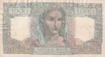 Francia 1000 Francs Minerva and Hercules - 11-07-1946 - Serial K.295