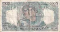 Francia 1000 Francs Minerva and Hercules - 11-07-1946 - Serial K.300 - VF