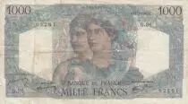 Francia 1000 Francs Minerva and Hercules - 12-07-1945 - Serial C.96