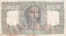 Francia 1000 Francs Minerva and Hercules - 12-07-1945 Serial X.83 - VF