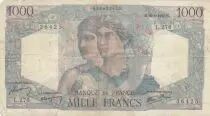 Francia 1000 Francs Minerva and Hercules - 16-05-1946 - Serial L.276