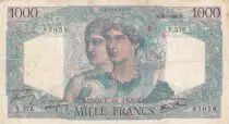 Francia 1000 Francs Minerva and Hercules - 16-05-1946 - Serial Y.276 - VF