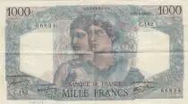 Francia 1000 Francs Minerva and Hercules - 17-01-1946 - Serial C.182