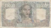 Francia 1000 Francs Minerva and Hercules - 17-01-1946 - Serial U.179
