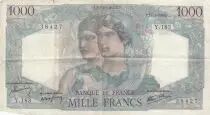 Francia 1000 Francs Minerva and Hercules - 17-01-1946 - Serial Y.183