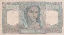 Francia 1000 Francs Minerva and Hercules - 17.01.1946 - Serial H.182