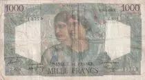 Francia 1000 Francs Minerva and Hercules - 20-04-1950 - Serial Z.658 - F.41.32