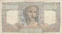 Francia 1000 Francs Minerva and Hercules - 25-04-1946 - Serial G.264