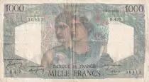 Francia 1000 Francs Minerva and Hercules - 27-05-1948 - Serial B.439 - VF