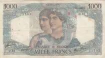 Francia 1000 Francs Minerva and Hercules - 31-05-1945 - Serial O.22