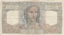 Francia 1000 Francs Minerva and Hercules - 31-05-1945 - Serial V.31