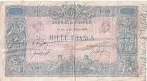 Francia 1000 Francs Pink and Blue - 24-10-1919 - S&eacute;rie E.1335 - TB
