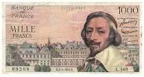 Francia 1000 Francs Richelieu -  02-06-1955 - Serial L.169 - Fay.42.14