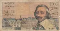 Francia 1000 Francs Richelieu -  03-03-1955 - Serial J.115