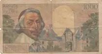 Francia 1000 Francs Richelieu -  03-03-1955 - Serial J.115