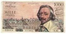 Francia 1000 Francs Richelieu -  07-01-1954 - Serial T.32 - Fay.42.04