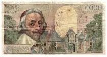 Francia 1000 Francs Richelieu -  07-01-1954 - Serial T.32 - Fay.42.04