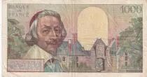 Francia 1000 Francs Richelieu - 01-10-1953 - Serial K.13