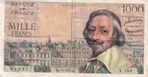 Francia 1000 Francs Richelieu 01-09-1955 - Serial X.188
