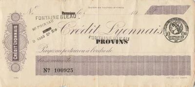 Francia 1000 Lire - Postal Bond - signed 20-09-1937