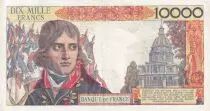 Francia 10000 Francs - Bonaparte - 04-07-1957 - Serial F.91 - P.136