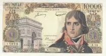 Francia 10000 Francs - Bonaparte - 07-06-1956 - Serial J.14