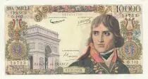 Francia 10000 Francs - Bonaparte - 07-11-1957 - Serial O.102