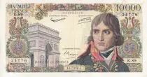 Francia 10000 Francs - Bonaparte - 1957 -  VF - P.140