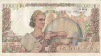 Francia 10000 Francs - French genius - 05-04-1951 - Serial N.1386