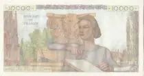 Francia 10000 Francs - French genius - 30-11-1950 - Serial J.1024