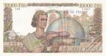 Francia 10000 Francs - G�nie Fran�ais - 01-07-1954 - Serial Y.7471