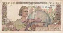 Francia 10000 Francs - G�nie Fran�ais - 04-05-1951 - Serial Q.1400 - P.132