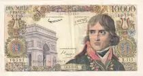 Francia 10000 Francs Bonaparte - 06-03-1958 - Serial X.115