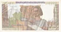 Francia 10000 Francs Young woman with book and globe - 04-11-1954 - Serial Y.7471