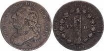 Francia 12 Deniers - Louis XVI - King of Fran&ccedil;ois - 1792 T. Saumur