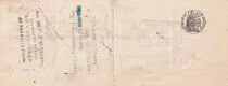 Francia 12 francs - Bank cheque receipt - Petroleum oil and petrol refineries - 1908