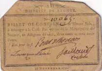 Francia 12 Sols - Maine et loire - District de Saumur - 26-11-1791
