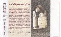 Francia 1.5 euros - First day of the stamp - Thoronet Abbey - 1996