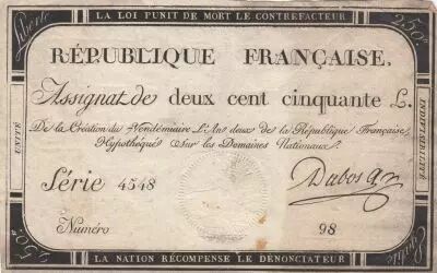 Francia 15 Sols - Liberty and Justice - 04-01-1792 - Sign. Dubos - Serial 4548