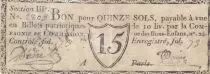 Francia 15 sols - Seine - Paris - Compagnie de Commission - 1792